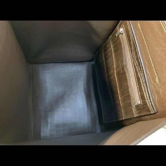 AUTHENTIC CÉLINE BAG CROCODILE & LAMBSKIN LINING - Picture 8 of 8
